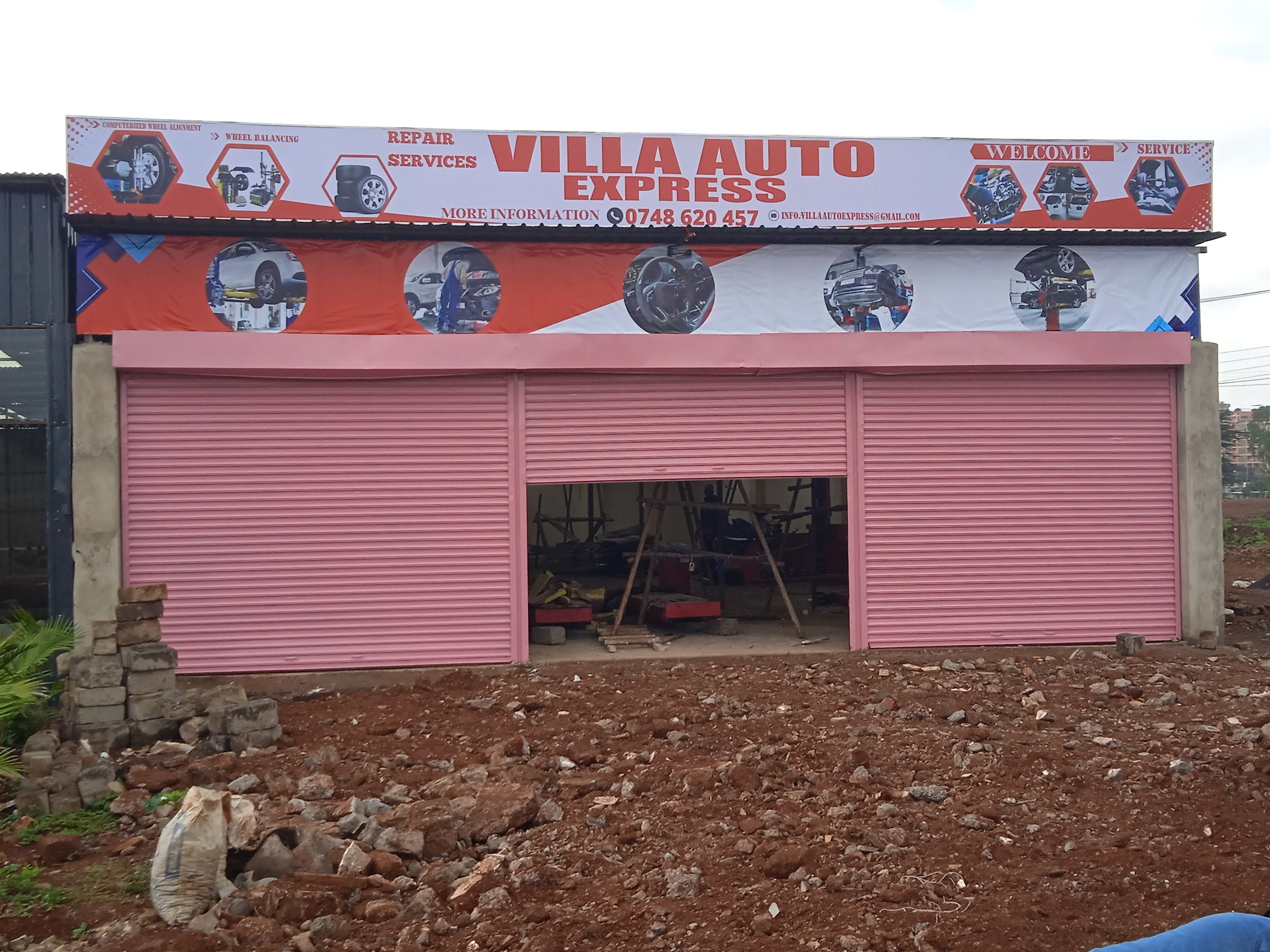 Reception and Wall Branding